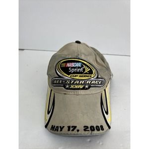 2008 Nascar Sprint Cup Series All Star Race SMI Hat Khaki Lowe's Motor Speedway